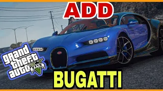 How to Install BUGATTI Car Mods in GTA 5 | Addon and Replace Cars in Gta5 | Menyoo Trainer | MAGICYY