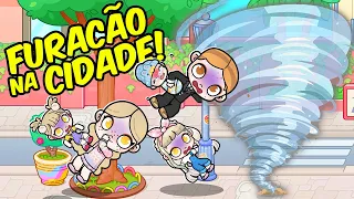 UM FURACÃO INVADIU AVATAR WORLD - HISTORINHA ROTINA AVATAR WORLD