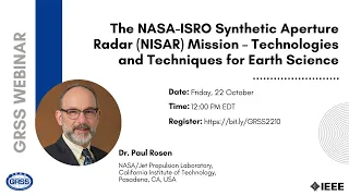 The NASA-ISRO Synthetic Aperture Radar (NISAR) Mission