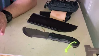 TOPS Tom Brown Tracker knife T-1 series: episode 2 (My sheath options)