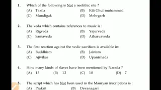 UGC NET history solved paper 2004