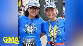 Mother-daughter running duo race in their 1st half marathon together