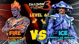 Fire🔥v Ice🧊| Lvl 6. Perfect Surface Servant v Lvl 6 Magmarion | Which is Best? | Shadow Fight 3