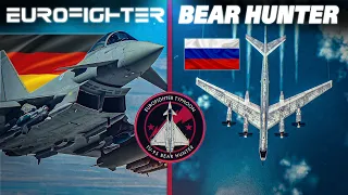 Eurofighter Typhoon Vs Su-30 Flanker-H / Tu-95 BEAR | Digital Combat Simulator | DCS |