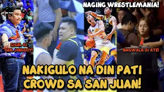 MALA WRESTLEMANIA ANG LABAN NG SAN JUAN & NUEVA ECIJA! GIGEL SI JINGGOY! CROWD SA GAME NAGKAGULO DIN