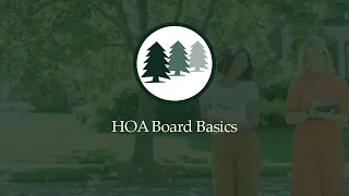 HOA Board Basics