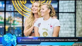 El vergonzoso accidente que pasó Claudia Bahamón en MasterChef