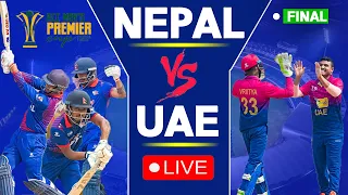 NEPAL VS UAE CRICKET LIVE | ACC MEN'S PREMIER CUP FINAL LIVE || UAE VS NEPAL LIVE CRICKET