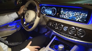 2017 Mercedes S Class Night Vision Test - Review View Assist Plus S350 AMG Camera Ambient