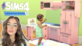 Toddler Play Kitchen │ No CC │ Sims 4  │ Tutorial │ PC & Console