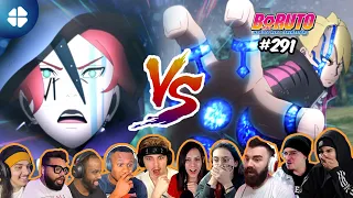 BORUSHIKI VS CODE [Boruto 291 Reaction Mashup] 🇯🇵 ボルト -- 海外の反応