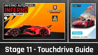 Asphalt 9 | Automobili Inferno Special Event | Stage 11 - Touchdrive Guide