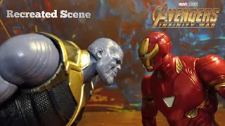 Thanos Vs Iron man Recreated scene Avengers Infinity War Stop Motion