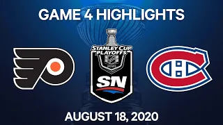 NHL Highlights | 1st Round, Game 4: Flyers vs. Canadiens – Aug. 18, 2020