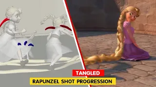 Tangled | Rapunzel Shot Progression | Danie Peixe |@3DAnimationInternships