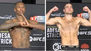 UFC 293 Official Weigh-Ins: Israel Adesanya vs Sean Strickland