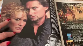 ASMR Vintage Magazine Flip through Life April 1987 Special Hollywood Edition