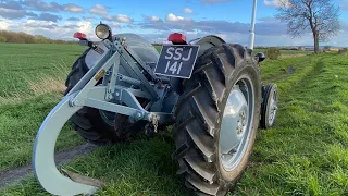 Ferguson TE20 sub soiler plough restoration start to finish.