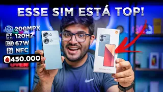 CHEGOU! Redmi Note 13 Pro com 200Mpx de Câmera, potente, tela incrivel e custo beneficio! Unboxing