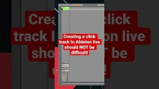 How do you EASILY make a click track In Ableton live in 2023? #abletonlive #musicdirector