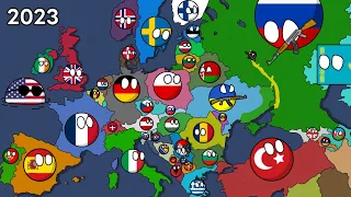 History of Europe (1900-2023) Countryballs Best version