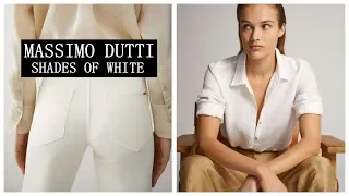 MASSIMO DUTTI НОВАЯ КОЛЛЕКЦИЯ ЛЕТО 2020 | Shades of white | Шопинг влог массимо дутти | белая одежда