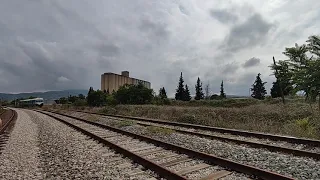 MAN 2000 DMU railcar approaches Velestino station 🚆