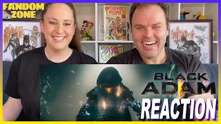 BLACK ADAM Teaser Trailer REACTION | First Look DC FanDome