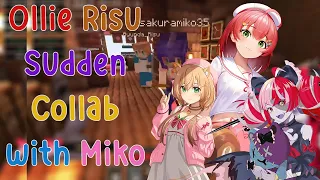 (All POV) Ollie and Risu Sudden Collab with Miko in Minecraft!!!