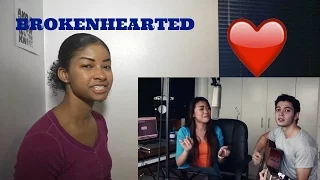 "Brokenhearted" by Karmin (cover) Dave Lamar ft Morissette Amon Reaction