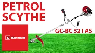 Einhell Petrol Scythe GC-BC 52 I AS ( brushcutter ) - Unboxing + Assembly + Tryout