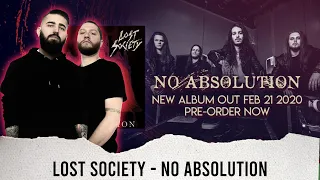 MERCH PURCHASE REQUEST! | METALCORE BAND REACTS - LOST SOCIETY "NO ABSOLUTION" REACTION / REVIEW