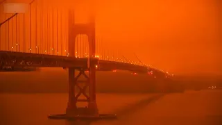 Fires in the western United States.