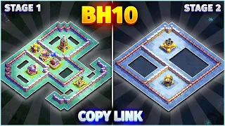 NEW! BH10 Base Copy Link | Best Builder Hall 10 Trophy Base - Clash of Clans #4