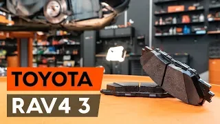 How to change front brake pads / front brake pad set on TOYOTA RAV 4 3 (XA30) [TUTORIAL AUTODOC]