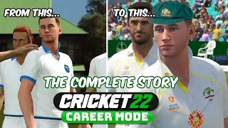 THE COMPLETE STORY - CRICKET 22 CAREER MODE