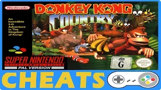 Donkey Kong Country (SNES) Cheats + Action Replay + Game Genie Codes