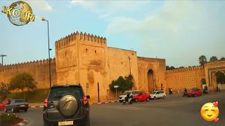 A Tour in the fes city Morocco  🚘 جولة بمدينة فاس المغربية