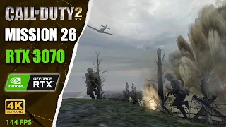 Call of Duty 2 -  Миисия #26 -  [Бой за высоту 400] - 4K  I  144 fps