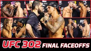 UFC 302 Final Faceoffs: Islam Makhachev, Dustin Poirier Have Tense Staredown | UFC 302