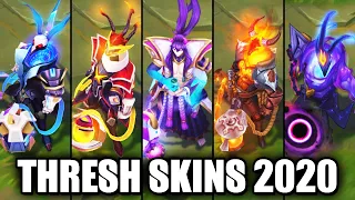 All Thresh Skins Spotlight 2020 - Spirit Blossom Latest Skin (League of Legends)