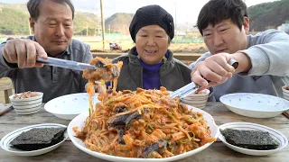 미더덕과 콩나물 듬뿍 넣은  푸짐한 아귀찜! (Steamed monkfish) 요리&먹방!! - Mukbang eating show