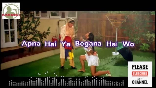 Mere Khwabon Main Karaoke song HD with lyrics