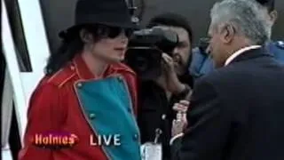 michael jackson on tv1 holmes arrival 1996 New Zealand