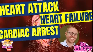 Heart attack vs Heart failure vs Cardiac arrest