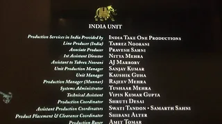 Movie End Credits #265 Life of Pi (VISUAL ONLY)