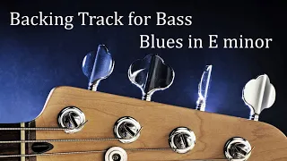 Bass Backing Track Blues in E minor