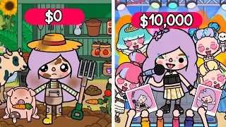 A Poor Farmer Girl Became a Famous Singer Idol 🎤🥺 | Sad Story | Toca Life Story | Toca Boca