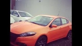 2013 Header Orange Dodge Dart Rallye Startup, Exhaust, Walkaround