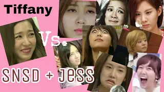 Tiffany vs. SNSD w/ Jess ♡ (funny and savage moments)